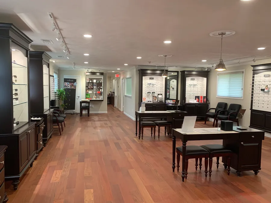Office interior and optical area